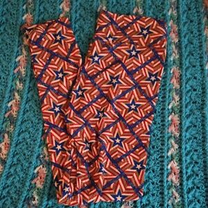 LuLaRoe Patriotic Leggings